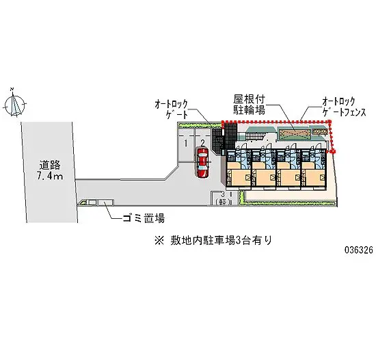 ★手数料０円★横浜市泉区上飯田町 月極駐車場